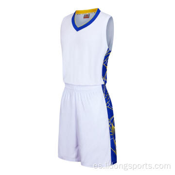 Traje de camisa de uniforme de entrenamiento de equipo de baloncesto